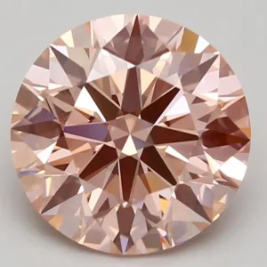 2.64 Carat Round Fancy Intense Pink VVS2 Lab Diamond