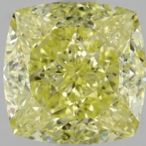 2.25 Carat Cushion Modified Fancy Yellow SI1 Natural Diamond