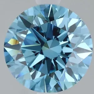 2.09 Carat Fancy Vivid Blue VVS2 ROUND Lab Diamond