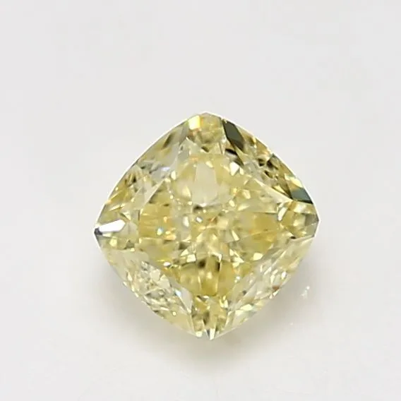 1.01 Carat Cushion Brilliant Fancy Yellow VVS1 Natural Diamond