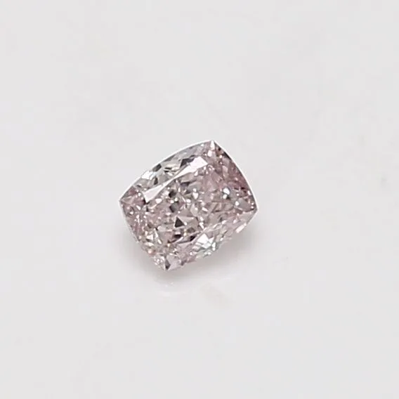 0.2 Carat Cushion Brilliant Fancy Light Pink SI1 Natural Diamond