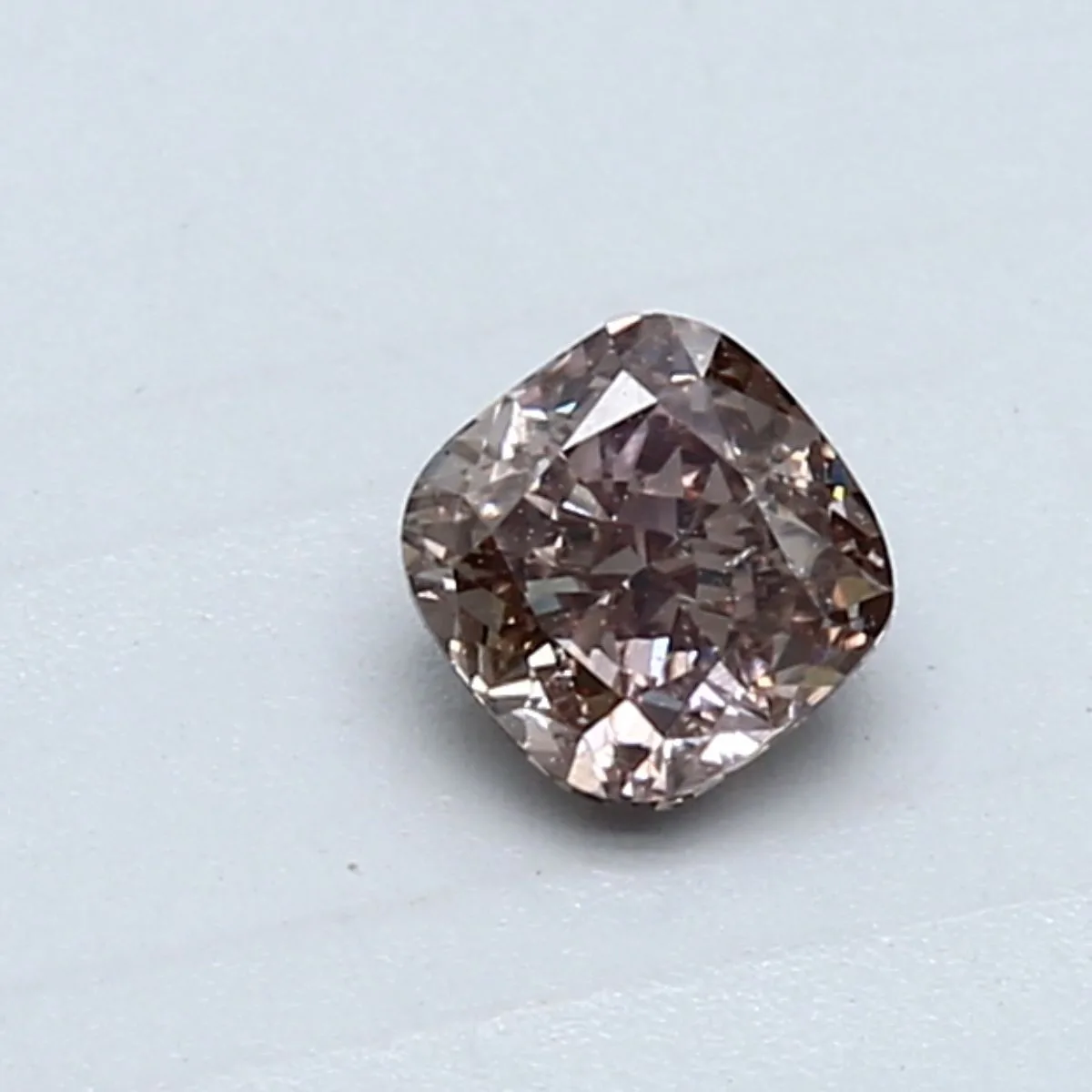 0.5 Carat Cushion Brilliant Fancy Dark Brown SI1 Natural Diamond