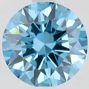 1.5 Carat Round Fancy Vivid Blue VS1 Lab Diamond