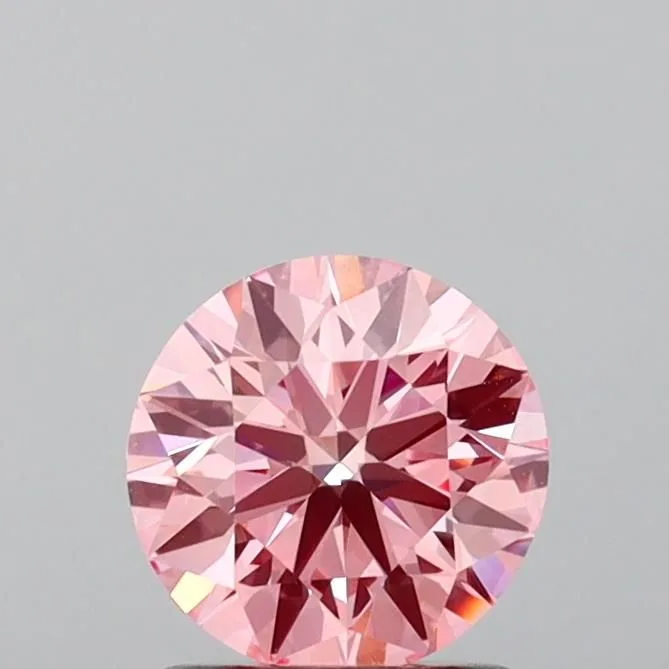 1.21 Carat Fancy Vivid Pink VS1 ROUND Lab Diamond