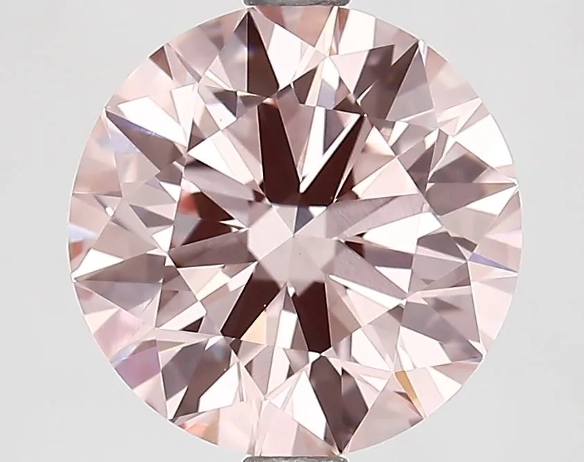 2.99 Carat Round Fancy Intense Pink VS1 Lab Diamond 1 2.99 Carat Round Fancy Intense Pink VS1 Lab Diamond