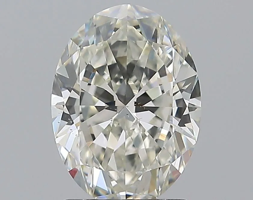 2.01 Carat Oval J SI1 Natural Diamond 1 2.01 Carat J SI1 OVAL Diamond