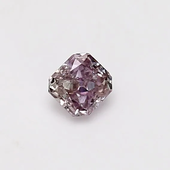 0.28 Carat Radiant Fancy Pink I2 Natural Diamond