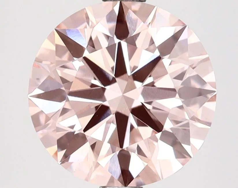 2.71 Carat Round Fancy Intense Pink VS1 Lab Diamond 1 2.71 Carat Round Fancy Intense Pink VS1 Lab Diamond