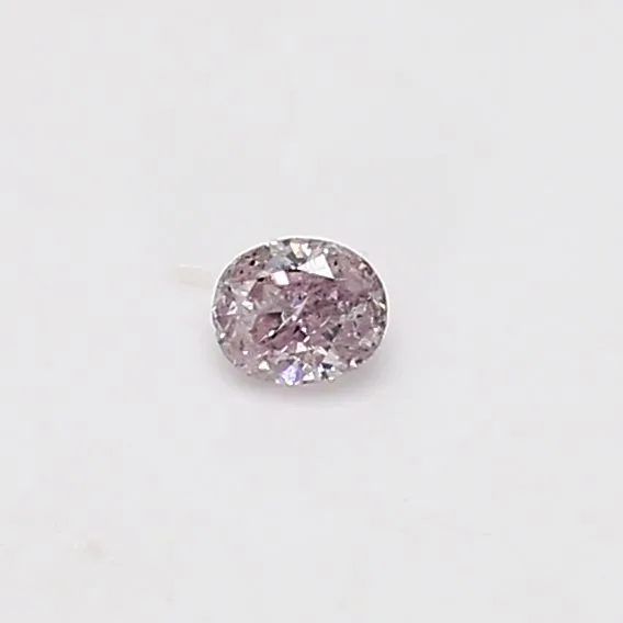 0.1 Carat Oval Fancy Pink Natural Diamond