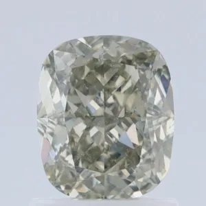 1.21 Carat Cushion Brilliant Fancy Yellow VS2 Natural Diamond