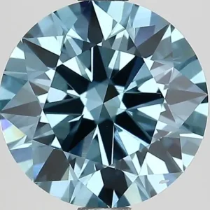 2.11 Carat Round Fancy Vivid Blue VS1 Lab Diamond