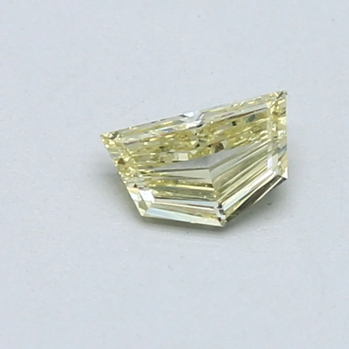 0.35 Carat Shield Fancy Yellow VVS2 Natural Diamond