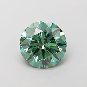 1.01 Carat Round Fancy Vivid Green VS2 Lab Diamond