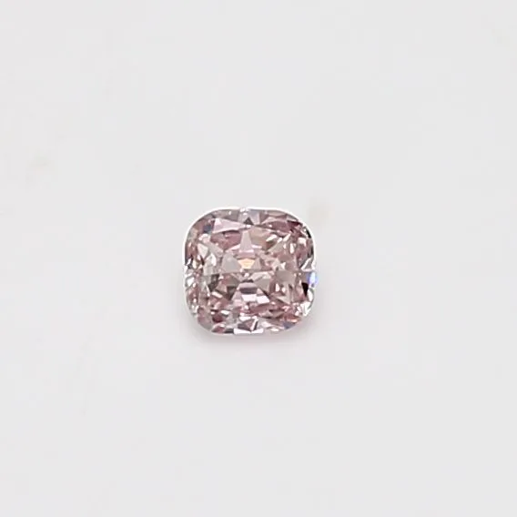 0.1 Carat Cushion Brilliant Fancy Pink Natural Diamond