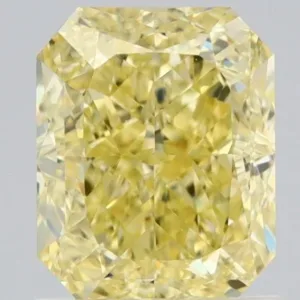 1.15 Carat Radiant Fancy Yellow VVS1 Natural Diamond