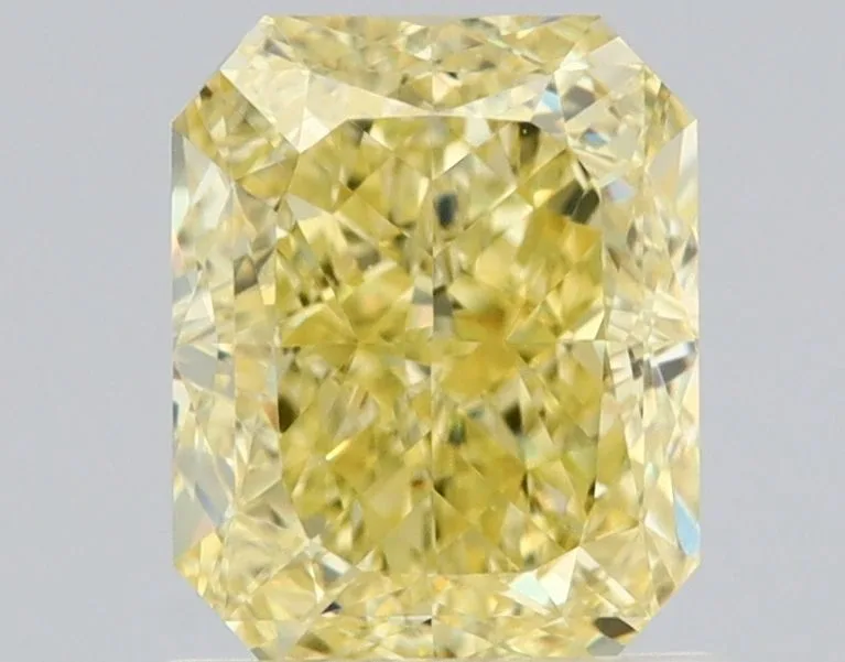 1.15 Carat Radiant Fancy Yellow VVS1 Natural Diamond 1 1.15 Carat Radiant Fancy Yellow VVS1 Natural Diamond
