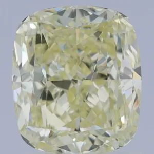 1.74 Carat Cushion Brilliant Fancy Light Yellow VS1 Natural Diamond