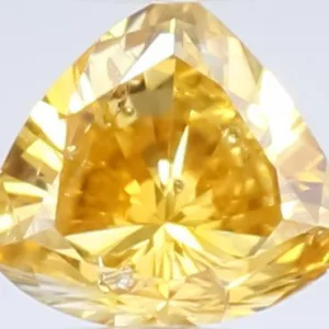 0.34 Carat Rose Fancy Intense Orange Natural Diamond