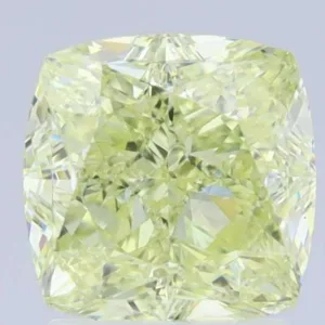 2.3 Carat Cushion Modified Fancy Yellow VS1 Natural Diamond