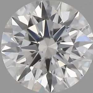 0.33 Carat Round D VS2 Natural Diamond