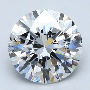2.01 Carat Round E SI2 Natural Diamond