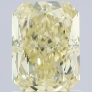 1.56 Carat Radiant Fancy Light Yellow VS1 Natural Diamond