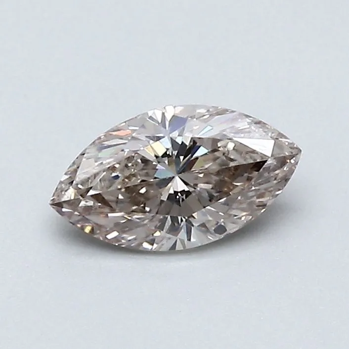 0.5 Carat Marquise Fancy Light Brown SI2 Natural Diamond