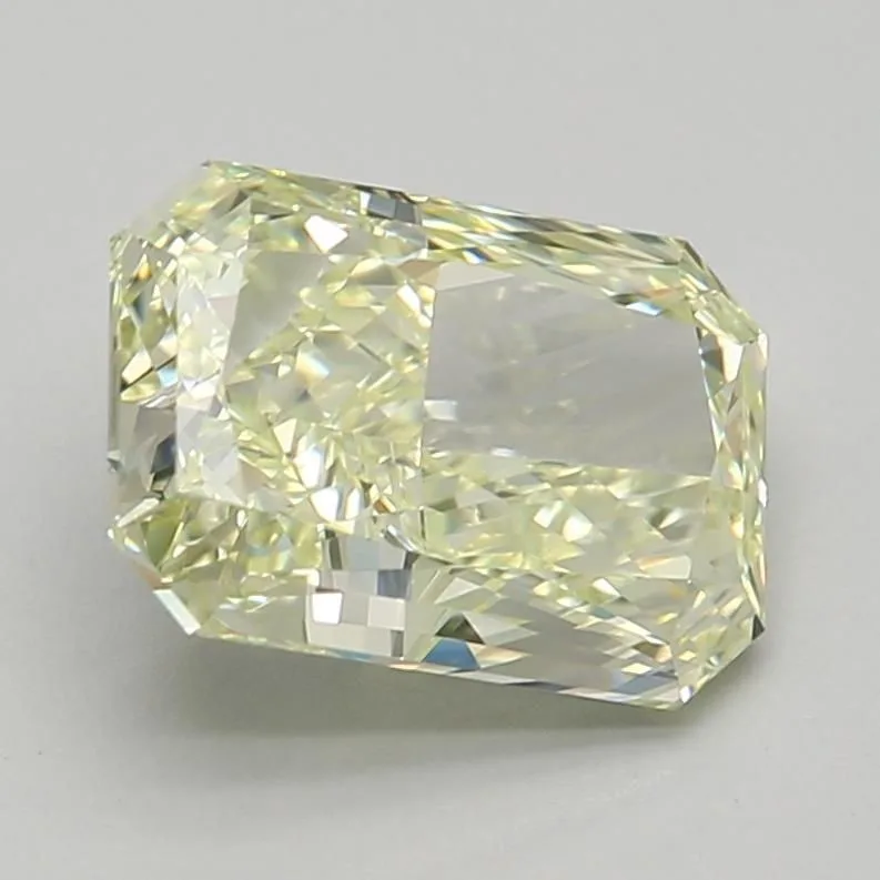 2.17 Carat Fancy Light Greenish Yellow VVS2 RADIANT Lab Diamond