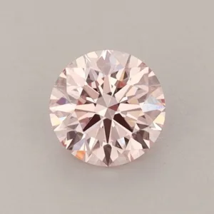 0.57 Carat Round Fancy Intense Pink VVS2 Lab Diamond