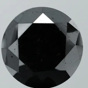 1.05 Carat Fancy Black VS2 ROUND Diamond