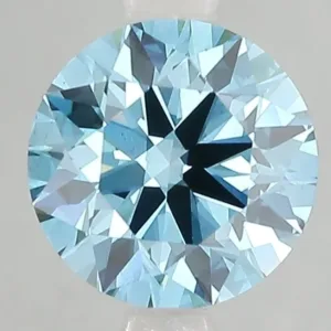 2.09 Carat Round Fancy Vivid Blue VS1 Lab Diamond