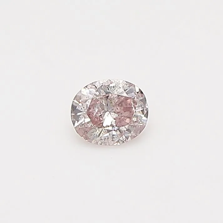 0.13 Carat Oval Fancy Pink Natural Diamond