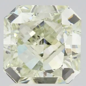 2.41 Carat Radiant Fancy Green SI1 Natural Diamond