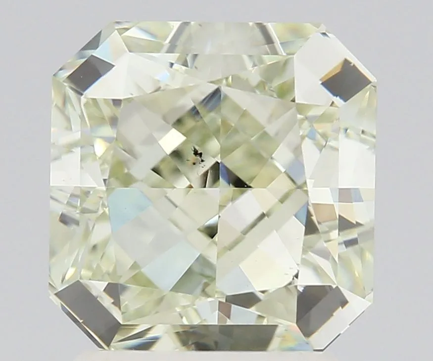 2.41 Carat Radiant Fancy Green SI1 Natural Diamond 1 2.41 Carat Radiant Fancy Green SI1 Natural Diamond