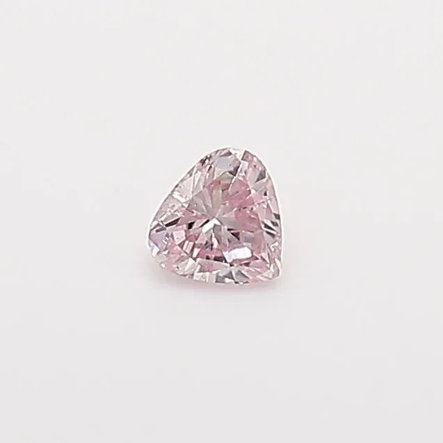 0.09 Carat Heart Fancy Pink Natural Diamond
