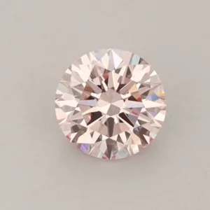 0.53 Carat Round Fancy Pink VS2 Lab Diamond