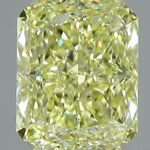 1.2 Carat Radiant Faint Yellow VVS2 Natural Diamond