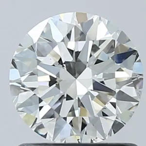 1 Carat Round H SI1 Natural Diamond