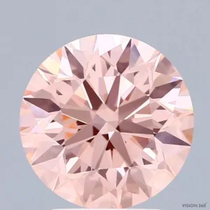 2.99 Carat Round Fancy Intense Pink VVS2 Lab Diamond