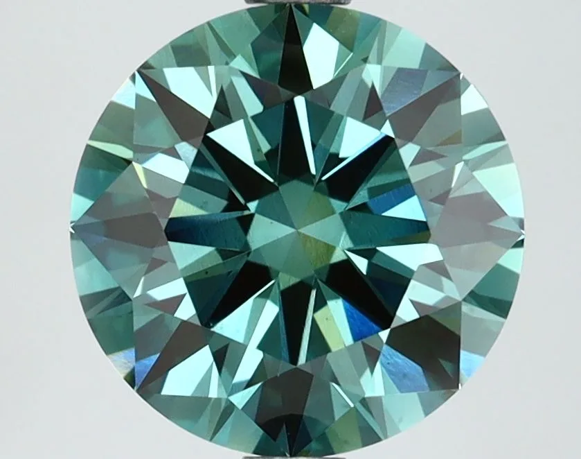 2.63 Carat Round Fancy Vivid Green VS1 Lab Diamond 1 2.63 Carat Round Fancy Vivid Green VS1 Lab Diamond