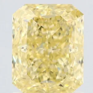 1.52 Carat Radiant Fancy Yellow VS1 Natural Diamond