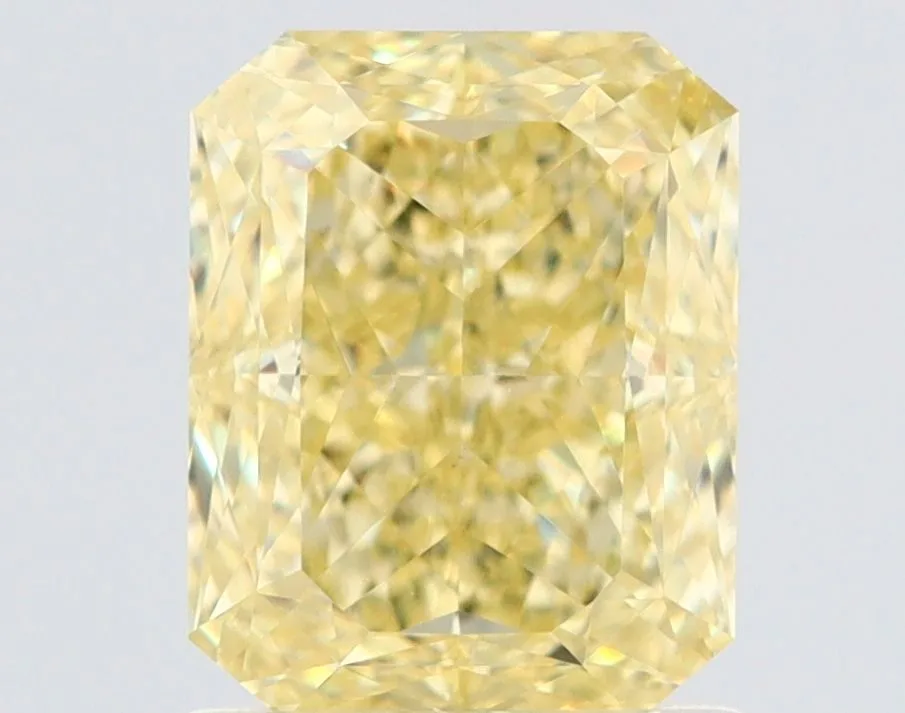 1.52 Carat Radiant Fancy Yellow VS1 Natural Diamond 1 1.52 Carat Radiant Fancy Yellow VS1 Natural Diamond