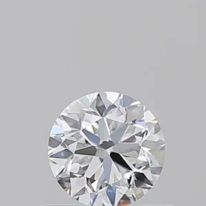 0.5 Carat Round D VVS2 Natural Diamond