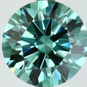 2.67 Carat Round Fancy Vivid Green VS1 Lab Diamond