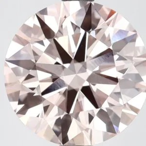 3 Carat Round Fancy Pink VS2 Lab Diamond