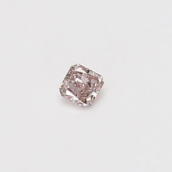 0.07 Carat Radiant Fancy Pink Natural Diamond