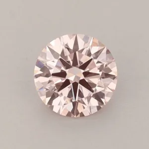 0.58 Carat Round Fancy Pink VS1 Lab Diamond