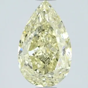 1.51 Carat Pear Fancy Yellow SI1 Natural Diamond