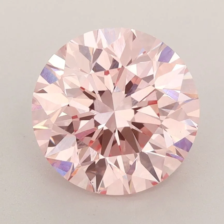 2.74 Carat Fancy Intense Pink VS1 ROUND Lab Diamond