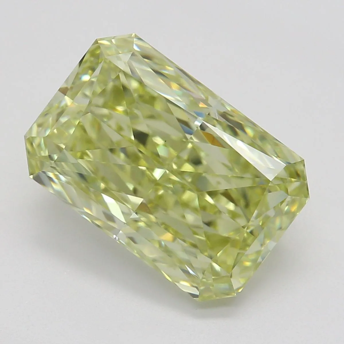 2.33 Carat Fancy Greenish Yellow VS1 RADIANT Diamond